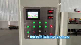 Watch: Double Facer For Corrugated Cardboard Production Line Arc-Shaped Hot Plate Showcase