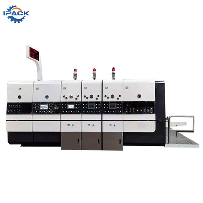 quality  3 4 Colors Corrugated Carton Flexo Printing Machine for Die Cutting factory