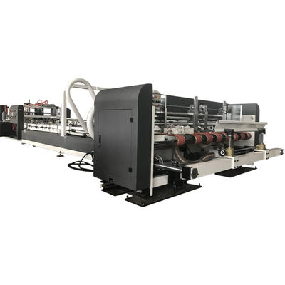 Quality  Durable Automatic Folder Gluer Stitcher with 3 Year Warranty and PLC Servo Drive for Corrugated Box Folding Stitching Machine factory