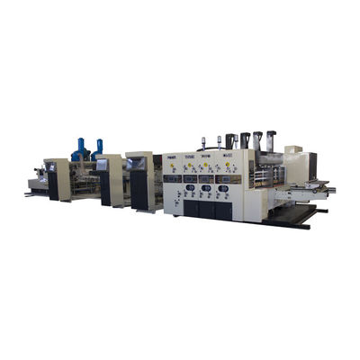 Quality  High Speed Rotary Flexo Folder Gluer Slotter Inline With Die Cutter factory