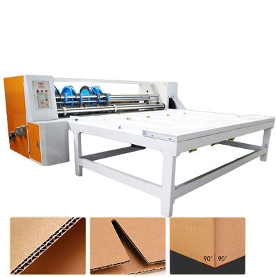 Quality  Chain Feeding Semiautomatic Corrugated Rotary Slotter Machine 0-70pcs/min Rotary Creaser Slotter Machine for Carton factory