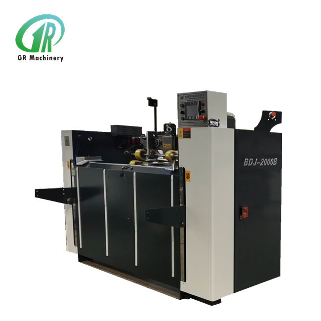 Semi Automatic Double Piece Large Size Corrugated Carton Industrial ...