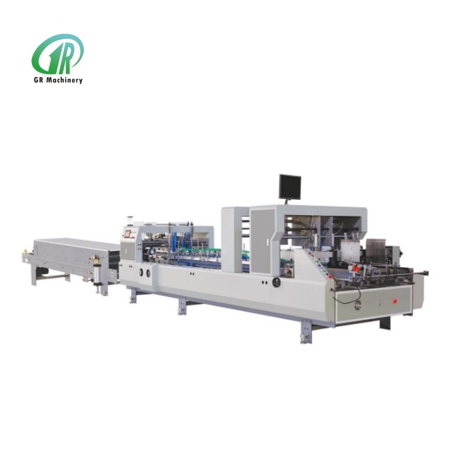Automatic Single Correction High Speed Box Folder Gluer With ...