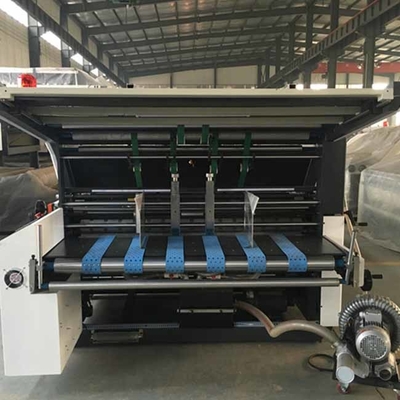 PLC Semi Automatic Flute Laminating Machine For Corrugated Cardboard