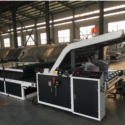 PLC Semi Automatic Flute Laminating Machine For Corrugated Cardboard