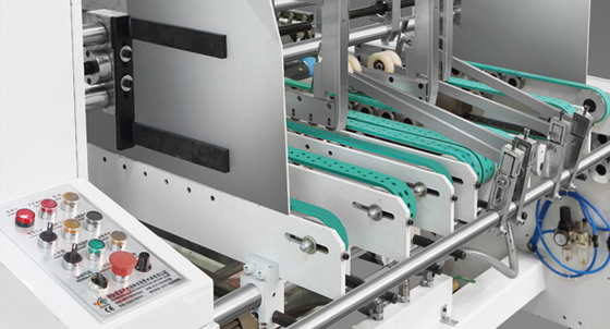 High Speed Automatic Carton Folder Gluer Machine Box Folding And Gluing Machine