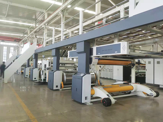 3 Layers Fully Automatic Corrugated Cardboard Production Line High Speed