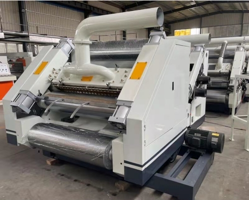 Fingerless Vacuum Adsorption Single Facer Corrugated Machine Electric Driven