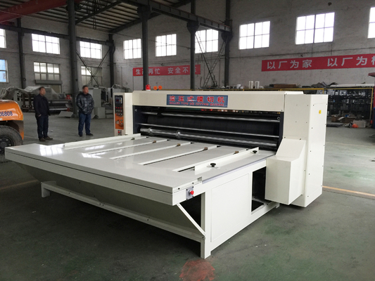 2400 Model Rotary Die Cutter Machine , Corrugated Board Cutting Machine Semi Automatic
