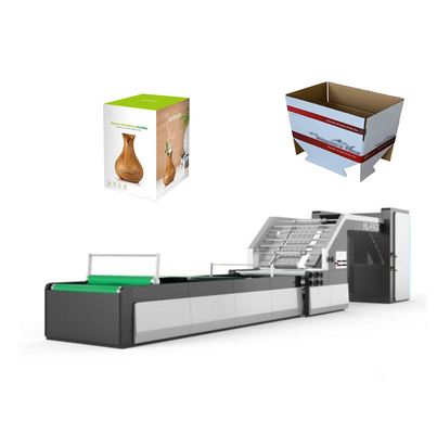350mm Min Sheet Size Box Cardboard Flute Laminator Machine 6mm Max Thickness