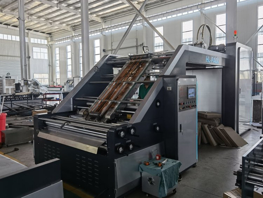 Hl1300 Touch Screen Flute Laminator High Speed Full Automatic