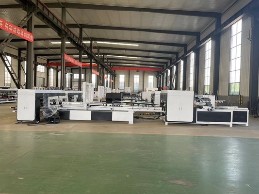 Corrugated Automatic Box Folder Gluer Machine For Carton Box