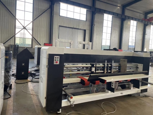Corrugated Automatic Box Folder Gluer Machine For Carton Box