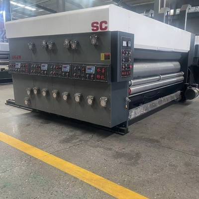 Automatic Corrugated Carton Flexo Printing Machine Lead Eage Feeder Slotting