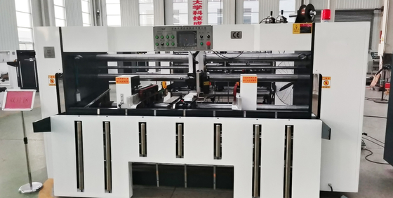 PLC Double Piece Semi Auto Box Stitching Machine For Carton Box