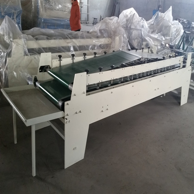 Automatic Cardboard Special Shaped Carton Flexo Folder Gluer Small Packing