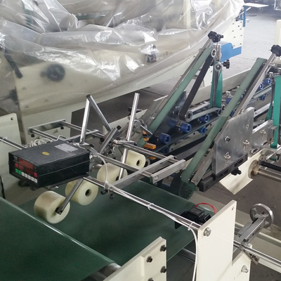 Automatic Cardboard Special Shaped Carton Flexo Folder Gluer Small Packing