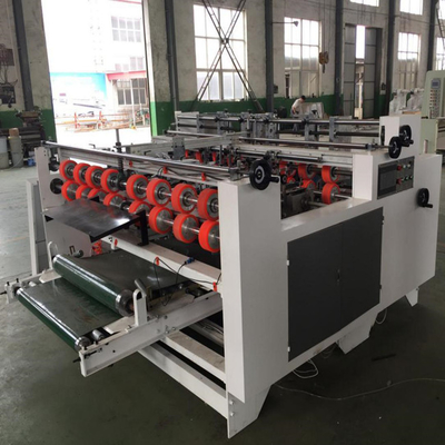 2000mm High Speed 2 Pieces Corrugated Carton Folder Gluer Machine Semi Auto