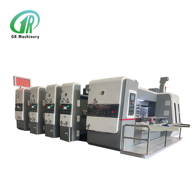 Automatically Lead Eage Feeder Flexo Printing Die Cutting Machine With Slotting Knife