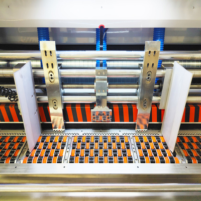 4 Colours Corrugated Carton Flexo Printing Machine With Slotting Die Cutting 250pcs/min