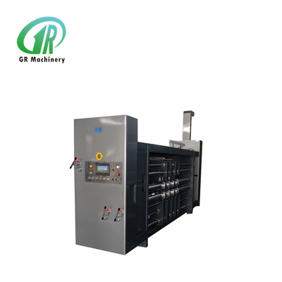 3 Colors Slotting Die Cutting Corrugated Carton Flexo Printing Machine For Carton Box Making
