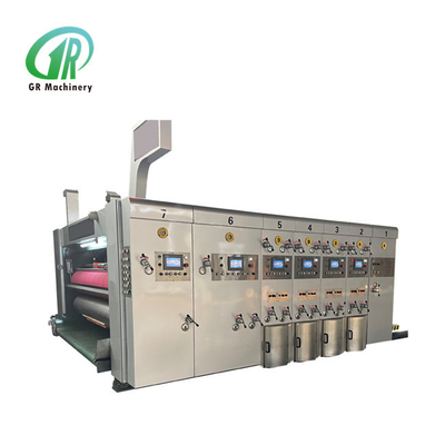 Ink Corrugated Carton Flexo Printing Machine Slotter Rotary Die Cutter Customized