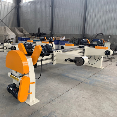 1600 Millimeter Electric Mill Roll Stand 1.5KW Corrugated Cardboard Production Line