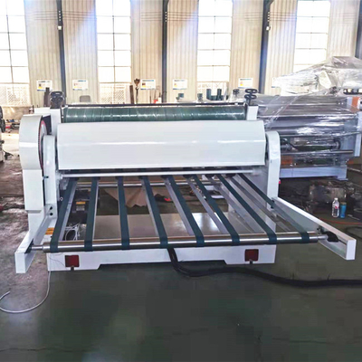 Length 3800mm Corrugated Board Cutting Machine With Stacker Energy Efficient