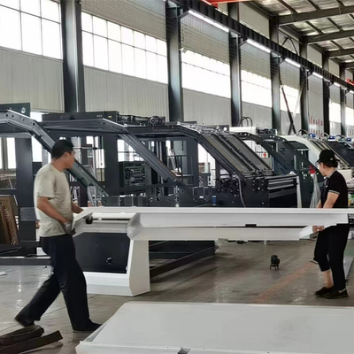 1300x1250mm Semi Auto Flute Laminator Machine Single Side Corrugated Paper Board