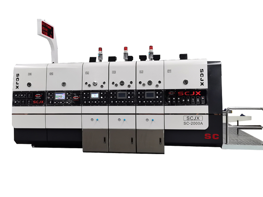 1400 Automatic 3 Colors Corrugated Flexo Printing Machine with slotting For Pizza box