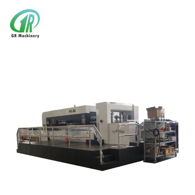 CE 1600 Paper Corrugated Carton Die Cutting Machine 5500sheets/H