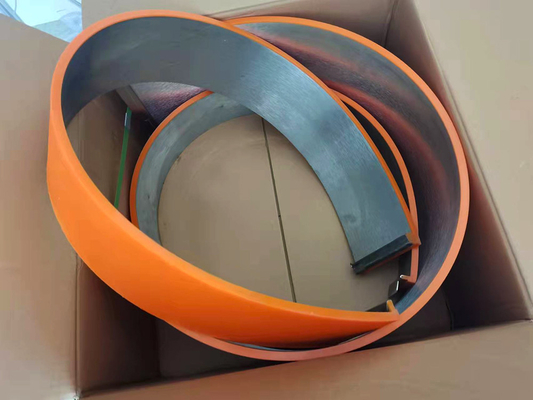 Polyurethane Material Orange Rotary Die Cut Anvil Covers Anti Scratches