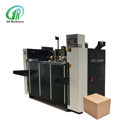 High Speed 6HP Carton Box Making Business Automatic Carton Making Machine