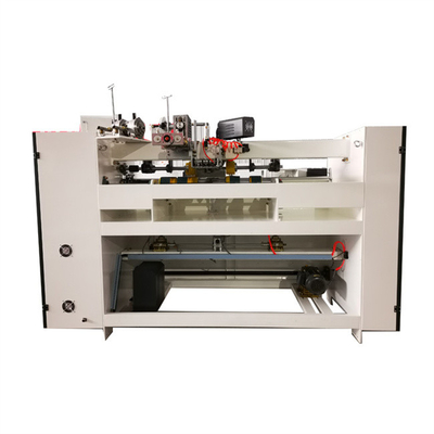 Semi Automatic Cardboard Carton Box Stitching Machine 3 ply