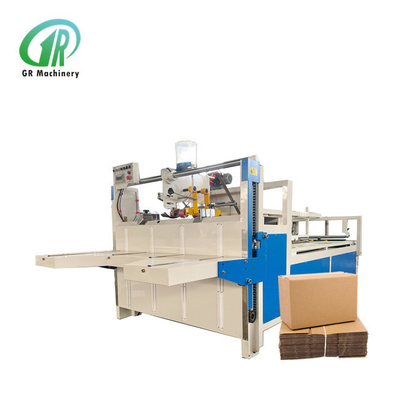 400mm Min Corrugated Carton Folder Gluer Machine Max Thickness 7mm GERUN