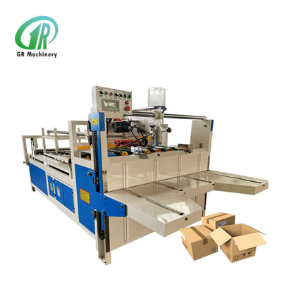Semi Automatic Folder Gluer 400mm Min.Size 2mm Min.Thickness 0.6Mpa Max.Gluing Pressure