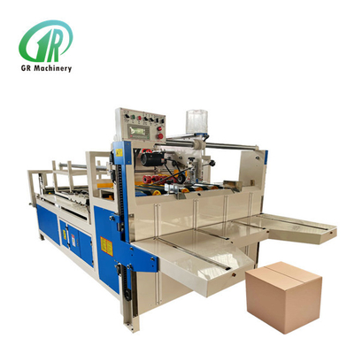 50mm Min Gluing Width Corrugated Carton Folder Gluer Machine 1200mm Max Gluing Length 150mm Min Gluing Length