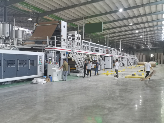 Automatic Cardboard Corrugated Box Production Line PLC Control
