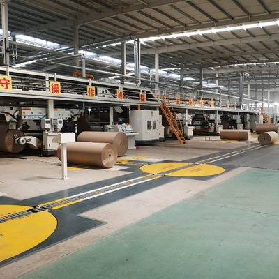 Paper Corrugated Cardboard Production Double Facer Machine 60mx10mx4m