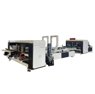 High Precision Semi-Automatic Cardboard Folder Gluer Glue Machines with High Capacity
