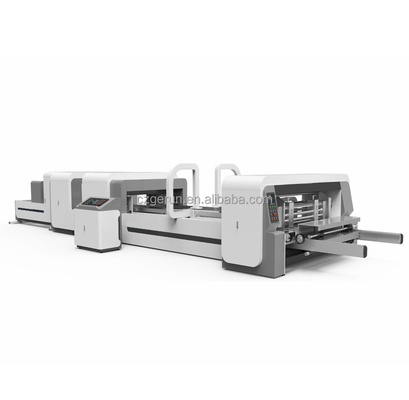 Advanced Automatic Folder Gluer Stitcher Machinery Multi Function
