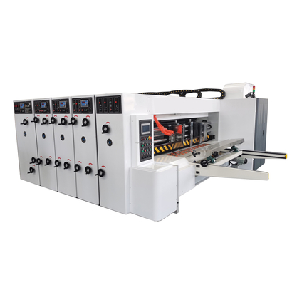 Corrugated Carton Flexo Printing Machine / High Speed 1-6 Colors