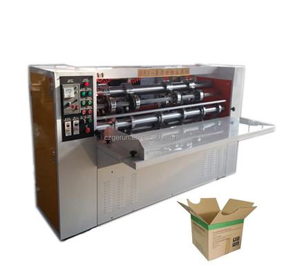 Semi-Auto Corrugated Box Slitter Scorer Machine with Customized Blade Edge Angle and Blade Thickness