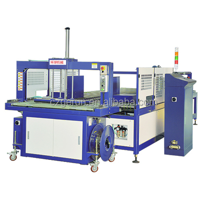Automatic 1600mm Carton Box Strapping Machine 380v50hz for industrial