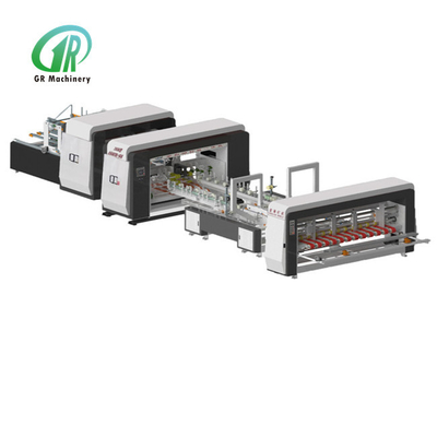 High Speed  Customized Full Auto Folder Gluer Machine Corrugated Box Gluing Machine