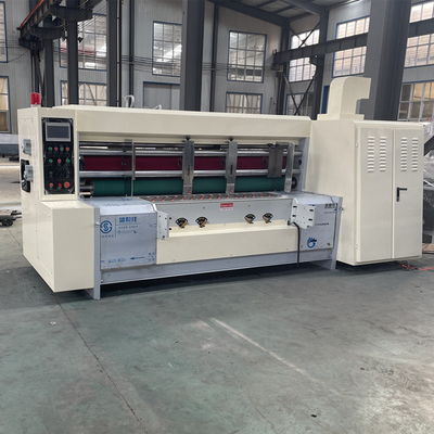 High Speed Cardboard Box Die Cutting Machine White 10000 Sheets/H