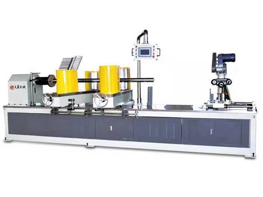 Tz-200 Paper Tube Making Machine Four Head Cnc Single Knife