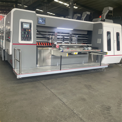 Chrome Plated Cylinder Corrugated Carton Flexo Printing Machine ±0.1mm Accuracy