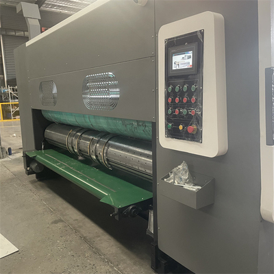 Corrugated Carton Box Flexo Printing Slotting Rotary Die Cutting Stacker Machine