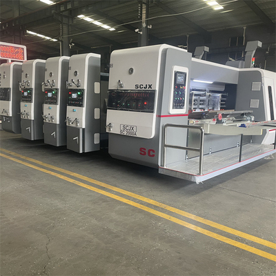 CE Corrugated Carton Flexo Printing Machine 7.2mm Printing Plate Thickness